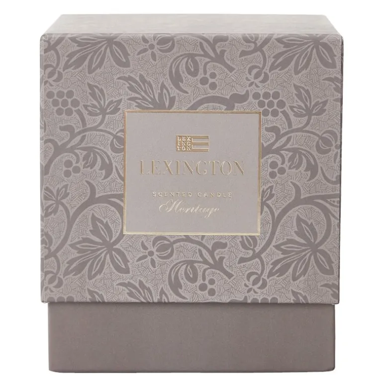 Heritage duftlys rav 13x15 cm svart