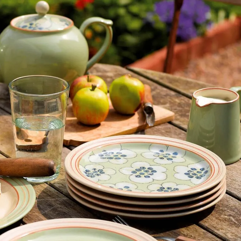 Heritage Orchard tallerken 22,5 cm blomster grønn