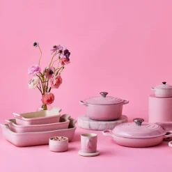 Heritage rektangulær form 32x24 cm shell pink