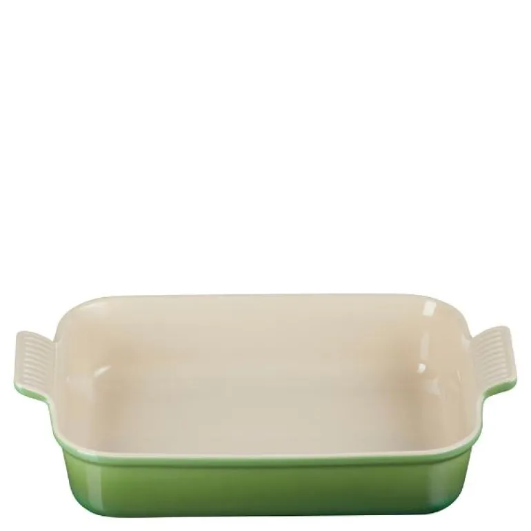 Heritage rektangulær form 32x24 cm bamboo green