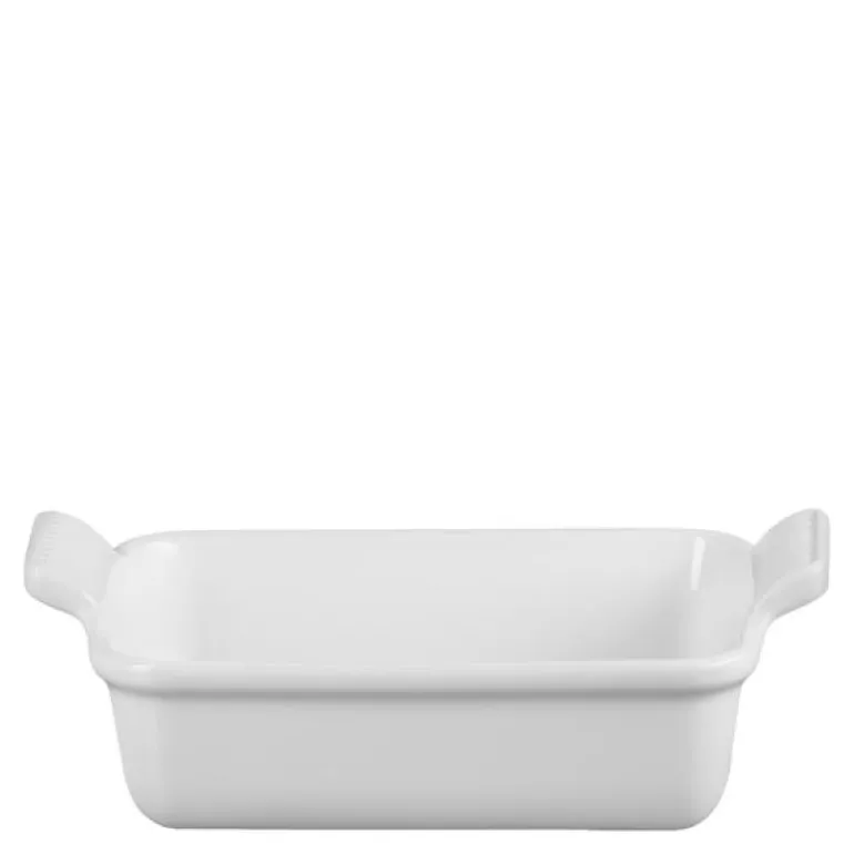 Heritage rektangulær form 19 cm white