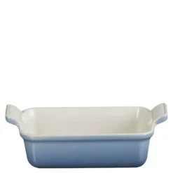 Heritage rektangulært fat 19x24 cm chambray