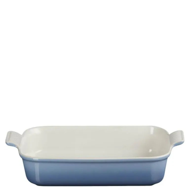 Heritage rektangulært fat 32x24 cm chambray