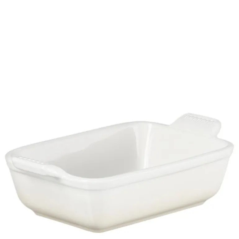 Heritage rektangulært fat 19 cm meringue