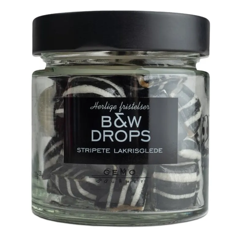 Herlige Fristelser B&W drops