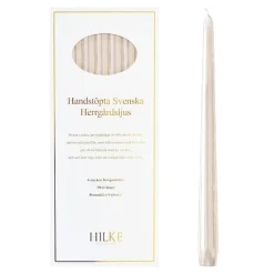 Herregårdslys 30 cm 6 stk lys beige