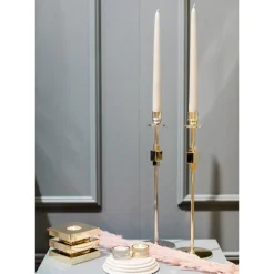 Herregårdslys 30 cm 6 stk lys beige