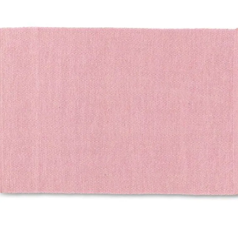 Herringbone brikke rosa