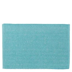 Herringbone dekkebrikker 43x30 cm turkis