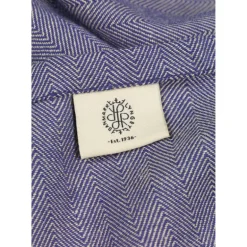 Herringbone duk 150x320 cm blå