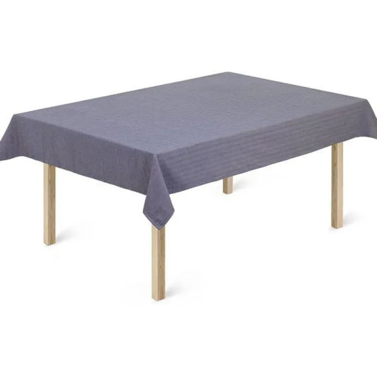 Herringbone duk 150x370 cm blå