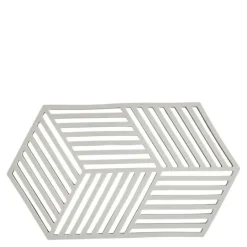 Hexagon bordskåner 24 cm warm grey