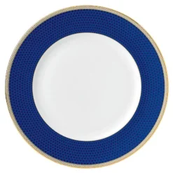 Hibiscus tallerken 27 cm blå