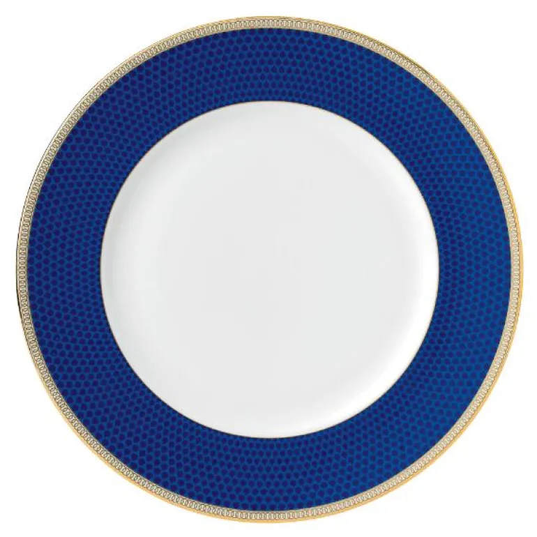 Hibiscus tallerken 27 cm blå