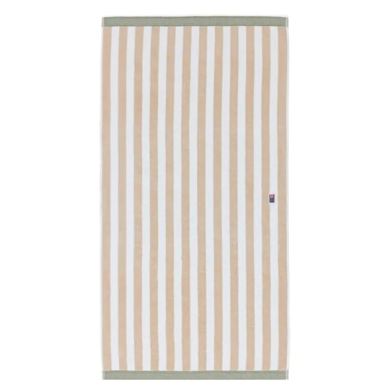 Håndkle blokkstriper 50x70 cm moonbeam