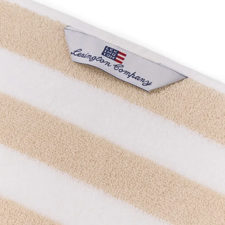 Håndkle blokkstriper 50x70 cm moonbeam