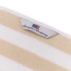 Håndkle blokkstriper 30x50 cm moonbeam