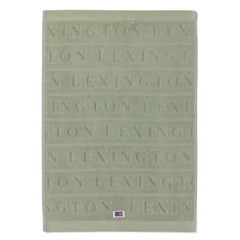 Håndkle velour jacquard 50x70 cm vintage grenn