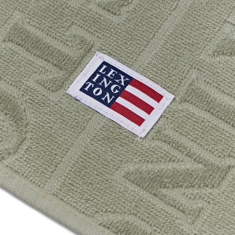 Håndkle velour jacquard 50x70 cm vintage grenn