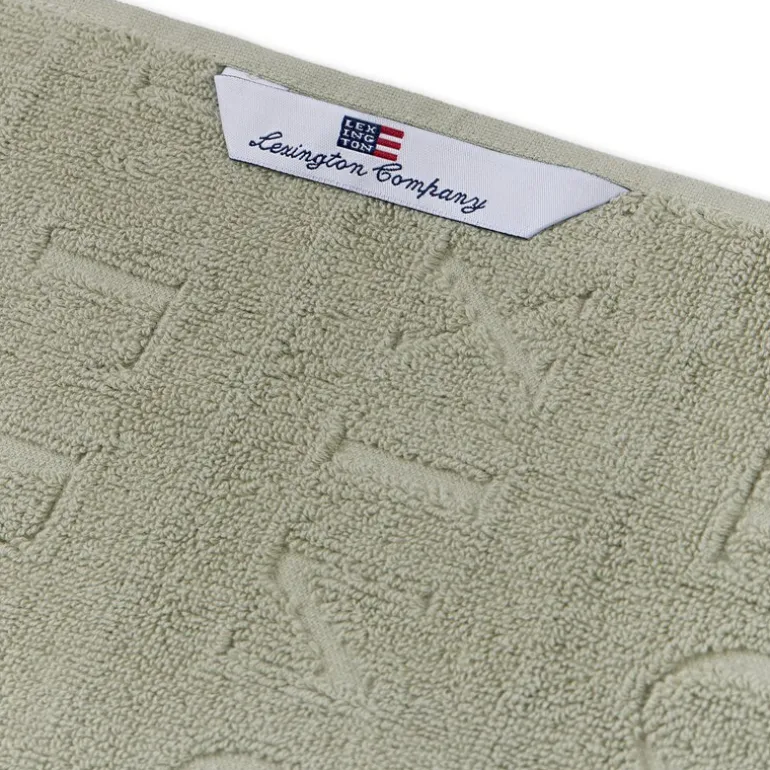 Håndkle velour jacquard 50x70 cm vintage grenn