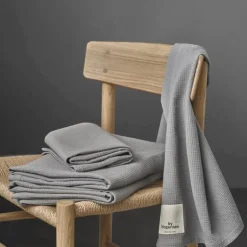 Håndkle waffle 50x100 cm grå