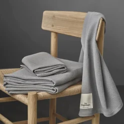 Håndkle waffle 70x140 cm grå