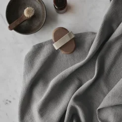 Håndkle waffle 70x140 cm grå