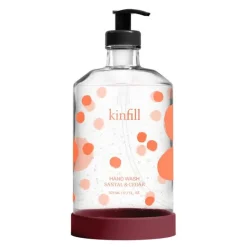 Håndsåpe med glassdispenser 375 ml santal & cedar