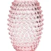 Hobnail egg vase 18 cm rosaline