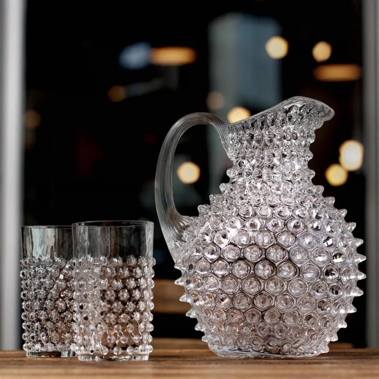 Hobnail glass 20 cl 6 stk crystal