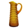 Hobnail karaffel 1L amber