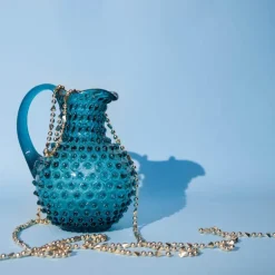 Hobnail karaffel 2L aquamarine