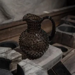 Hobnail karaffel 2L black smoke