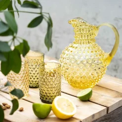 Hobnail karaffel 2L citrine