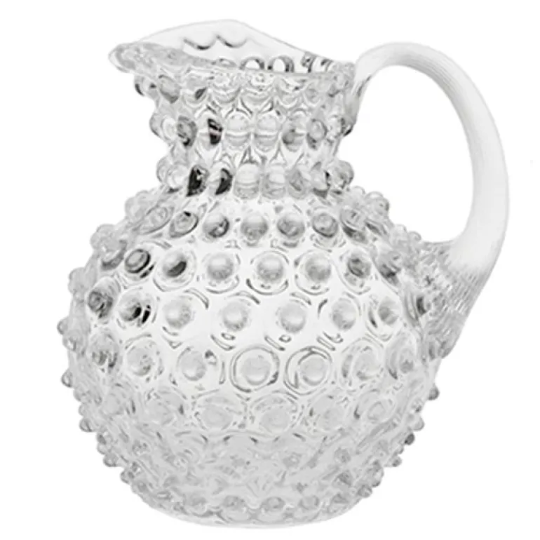 Hobnail karaffel 1L crystal