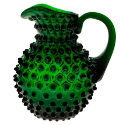 Hobnail karaffel 1L dark green