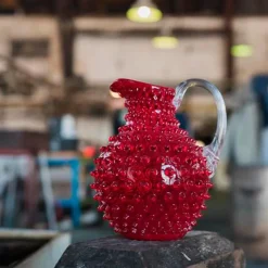 Hobnail karaffel 2L underlay garnet