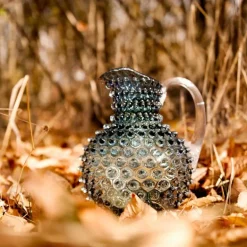 Hobnail karaffel 2L underlay blue smoke