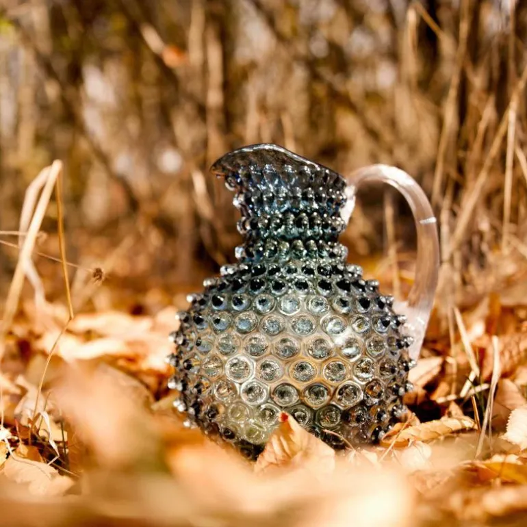 Hobnail karaffel 2L underlay blue smoke