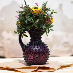 Hobnail karaffel 2L violet