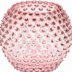 Hobnail vase 18 cm rosaline