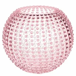 Hobnail vase 25 cm rosaline