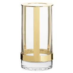 Hold vase justerbar 15x8 cm gull
