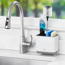 Holder til oppvaskbørster hvit