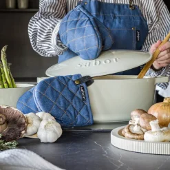 Home forkle 85x70 cm blå