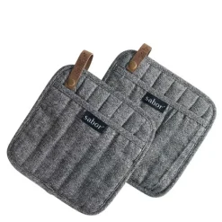 Home gryteklut 2 stk grå