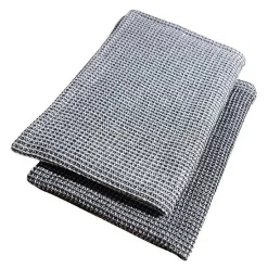 Home kjøkkenhåndkle 70x50 cm 2 stk svart/hvit