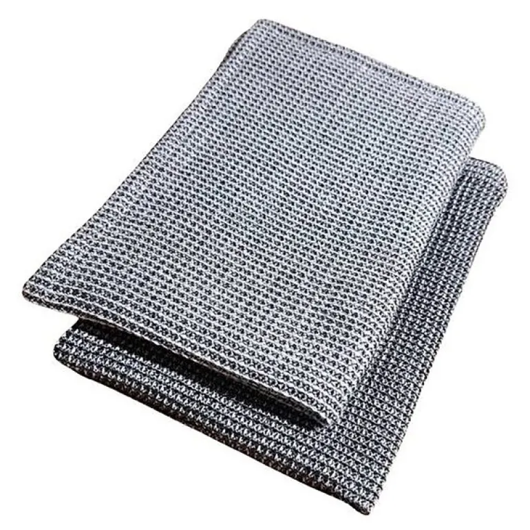 Home kjøkkenhåndkle 70x50 cm 2 stk svart/hvit