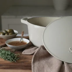 Home kjøkkenhåndkle 70x50 cm 2 stk beige/brun