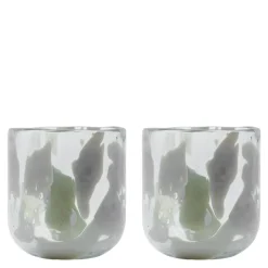 Home telysestake 9,5 cm 2 stk beige